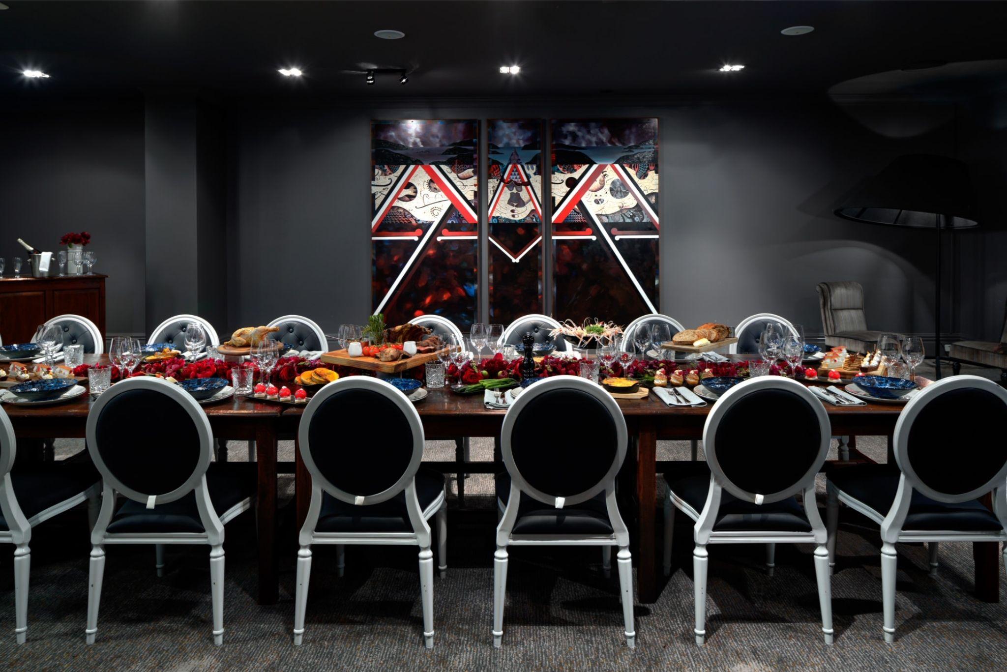 Qt ウエリントン アパートメンツ ウェリントン エクステリア 写真 The dining room at the 2012 Olympic Village